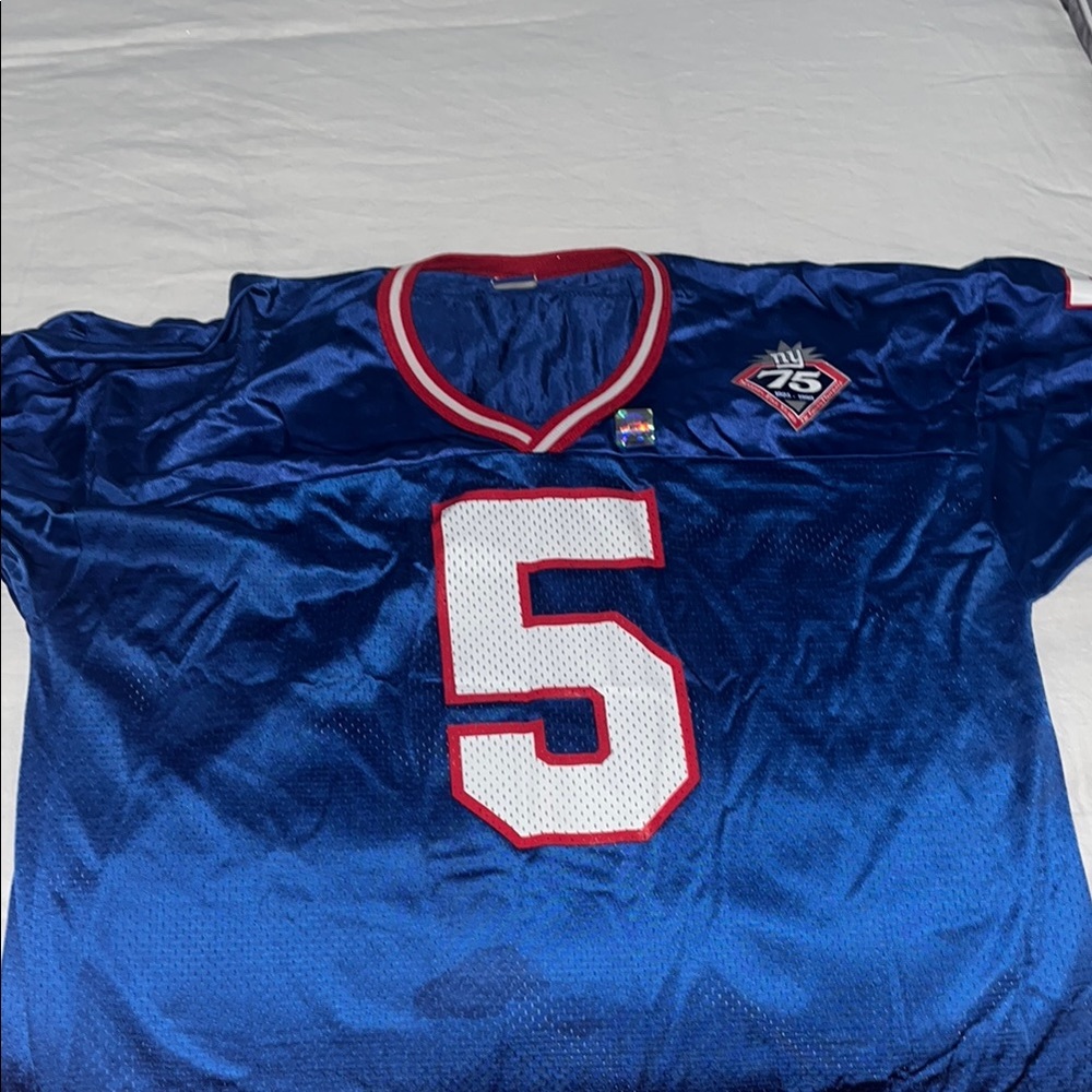 New York giants jersey number five Collins